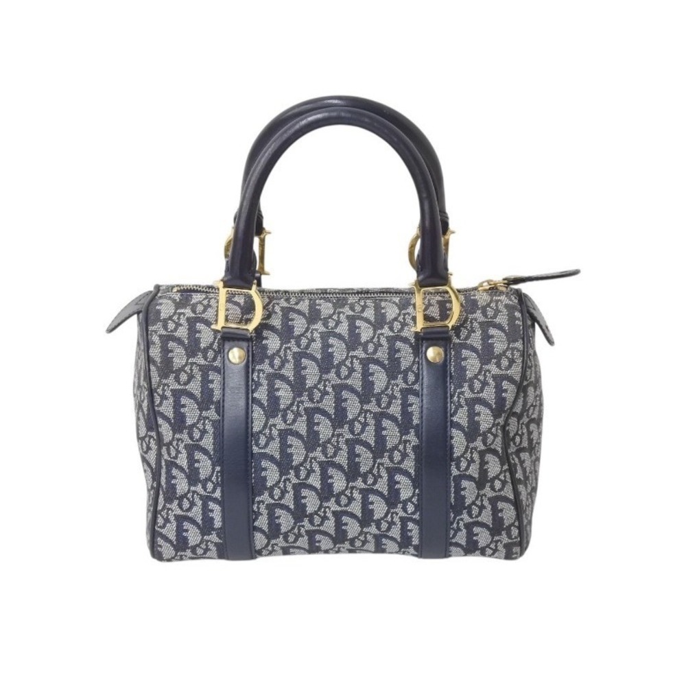Christian Dior Speedy Trotter Handbag Navy Blue